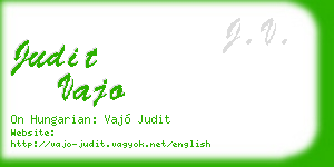 judit vajo business card